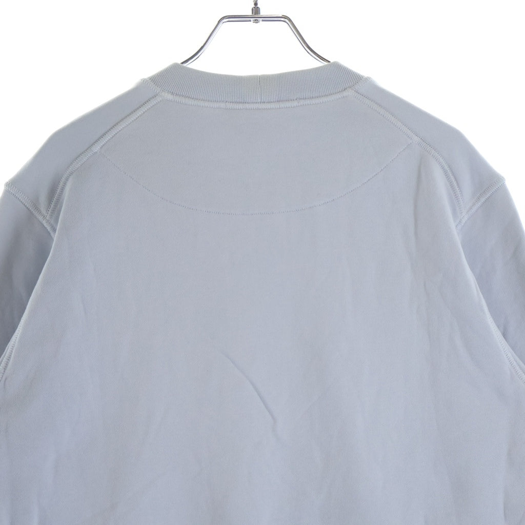 STONE ISLAND(ストーンアイランド) ロゴワッペン スウェットシャツ トレーナー コットン ライトブルー 801563051