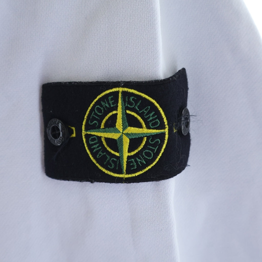 STONE ISLAND(ストーンアイランド) ロゴワッペン スウェットシャツ トレーナー コットン ライトブルー 801563051