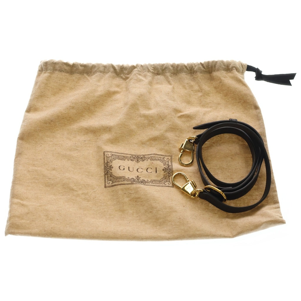 GUCCI(グッチ) ダイアナミニ 2WAY ハンドバッグ ショルダーバッグ ブラック レザー 655661 ゴールド金具 レディース