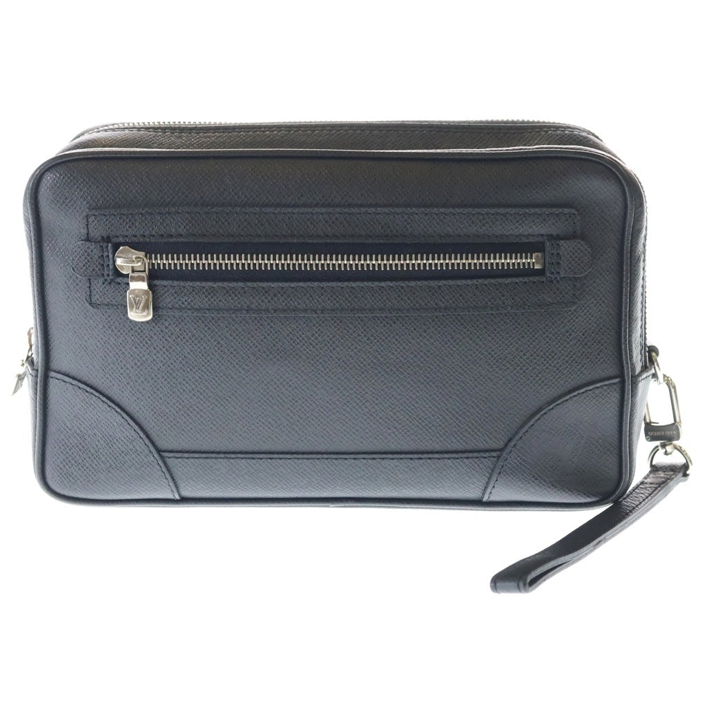 LOUIS VUITTON(ルイヴィトン) タイガ パヴェル アルドワーズ セカンドバッグ ケース ブラック レザー M31142 シルバー金具