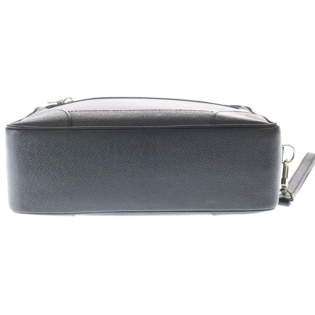 LOUIS VUITTON(ルイヴィトン) タイガ パヴェル アルドワーズ セカンドバッグ ケース ブラック レザー M31142 シルバー金具
