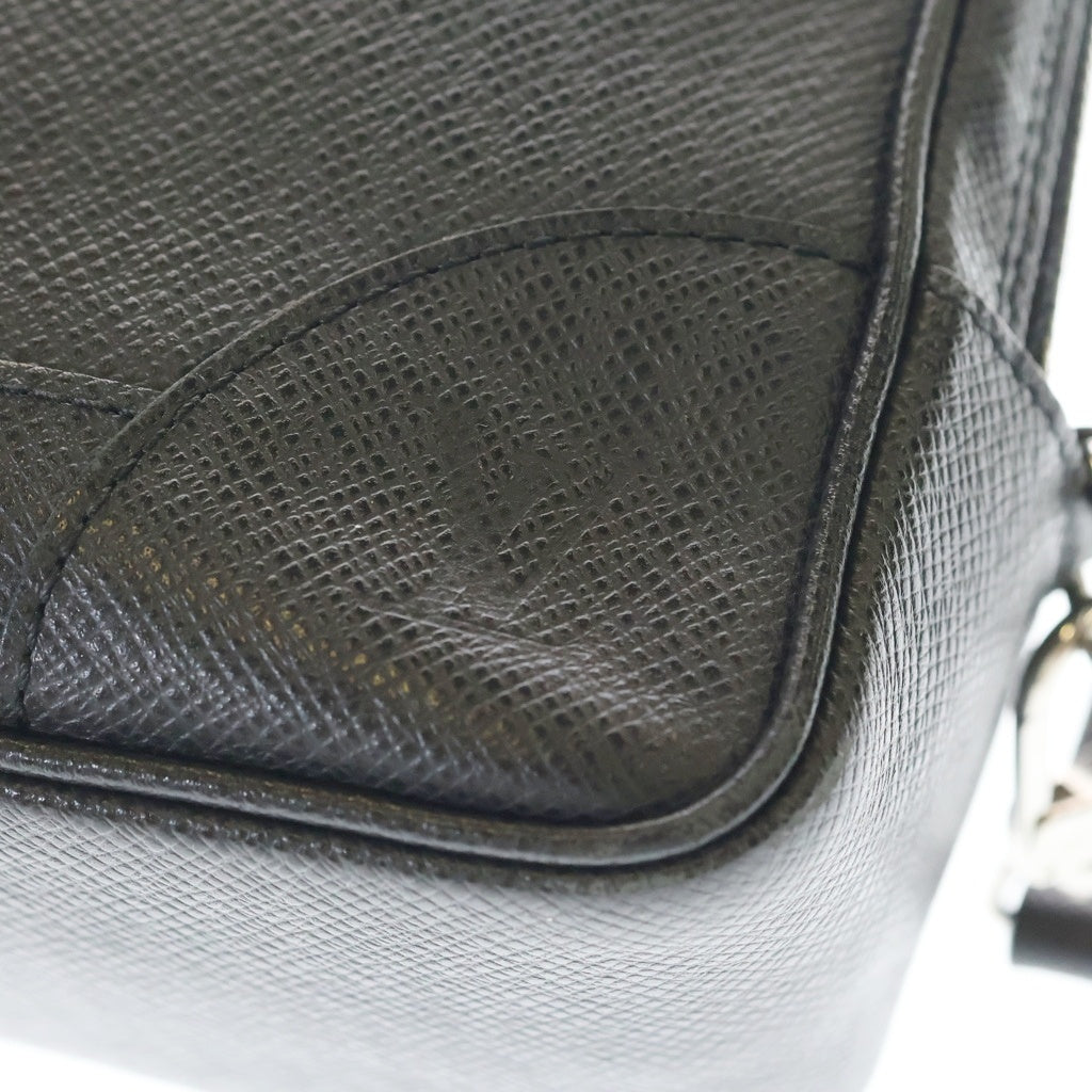 LOUIS VUITTON(ルイヴィトン) タイガ パヴェル アルドワーズ セカンドバッグ ケース ブラック レザー M31142 シルバー金具