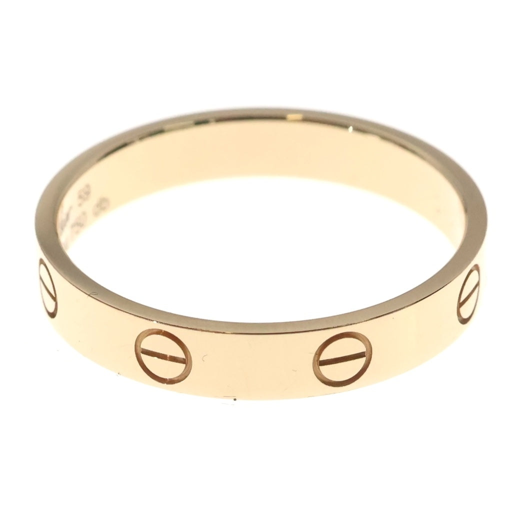 Cartier(カルティエ) ミニ ラブ リング 指輪 Au750 K18PG ピンクゴールド レディース