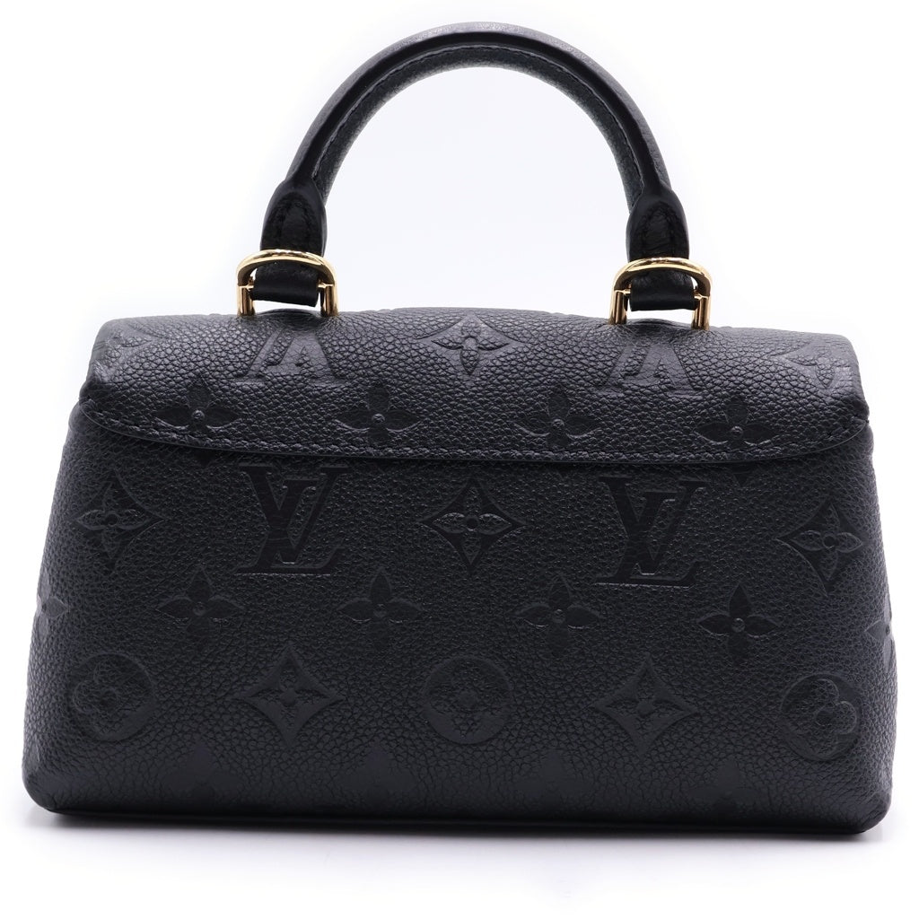 LOUIS VUITTON(ルイヴィトン) モノグラムアンプラント ナノ・マドレーヌ レザー 2WAY ハンドバッグ ショルダーバッグ ICタイプ ノワール ブラック M12144 レディース