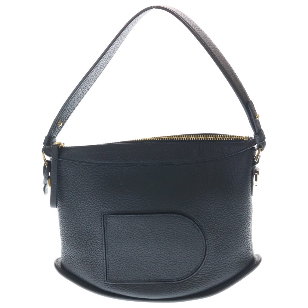 DELVAUX(デルボー) パン スウィングPM 2WAYハンドバッグ ワンショルダーバッグ ブラック トリヨンスイフトレザー AA0601 AQY0 99ZDO ゴールド金具 レディース