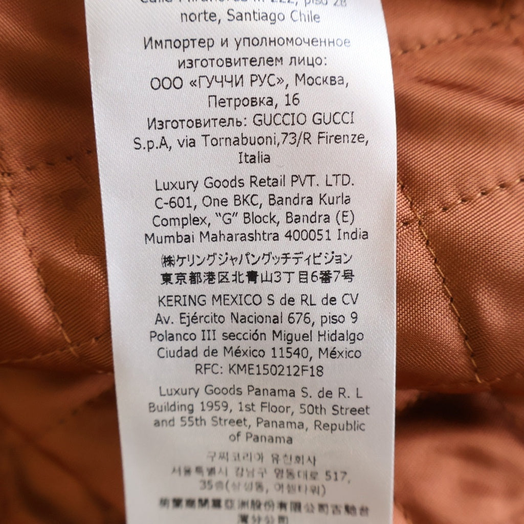 GUCCI(グッチ) ウールケープコート ロングコート ネイビー #46 732953 ZHW03