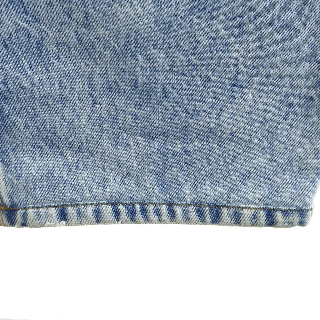 MM6 Maison Margiela(エムエムシックスメゾンマルジェラ) 23AW コットンスラッシュ ストレートデニムパンツ インディゴブルー #36 S51LA0051 レディース