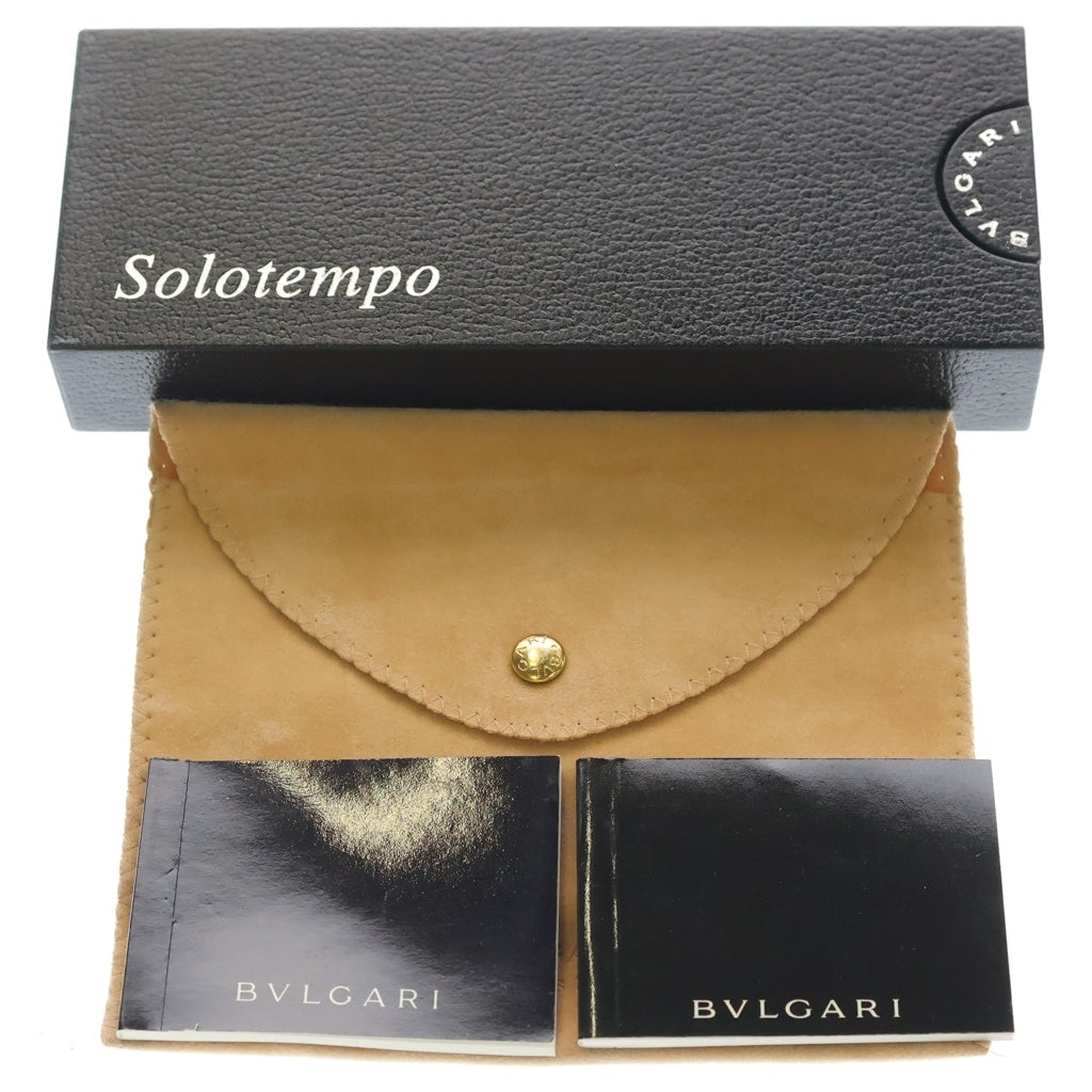 BVLGARI(ブルガリ) ソロテンポ 黒文字盤 SS/QZ ステンレス クォーツ 電池式 腕時計 ST29S