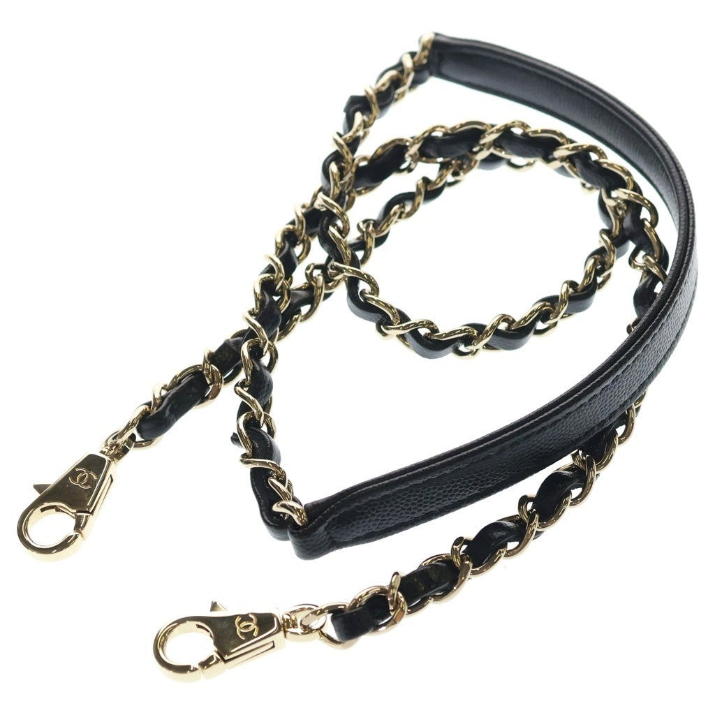 CHANEL(シャネル) ココハンドル29 ラージ ハンド ショルダーバッグ キャビアスキン レザー ゴールド金具 ブラック プレート A92991 レディース