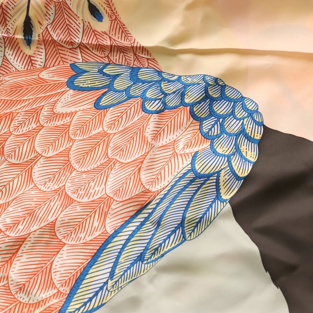 HERMES(エルメス) カレ140 TOUCANS DE PARADIS 楽園のオオハシ シルク 大判スカーフ マルチカラー レディース