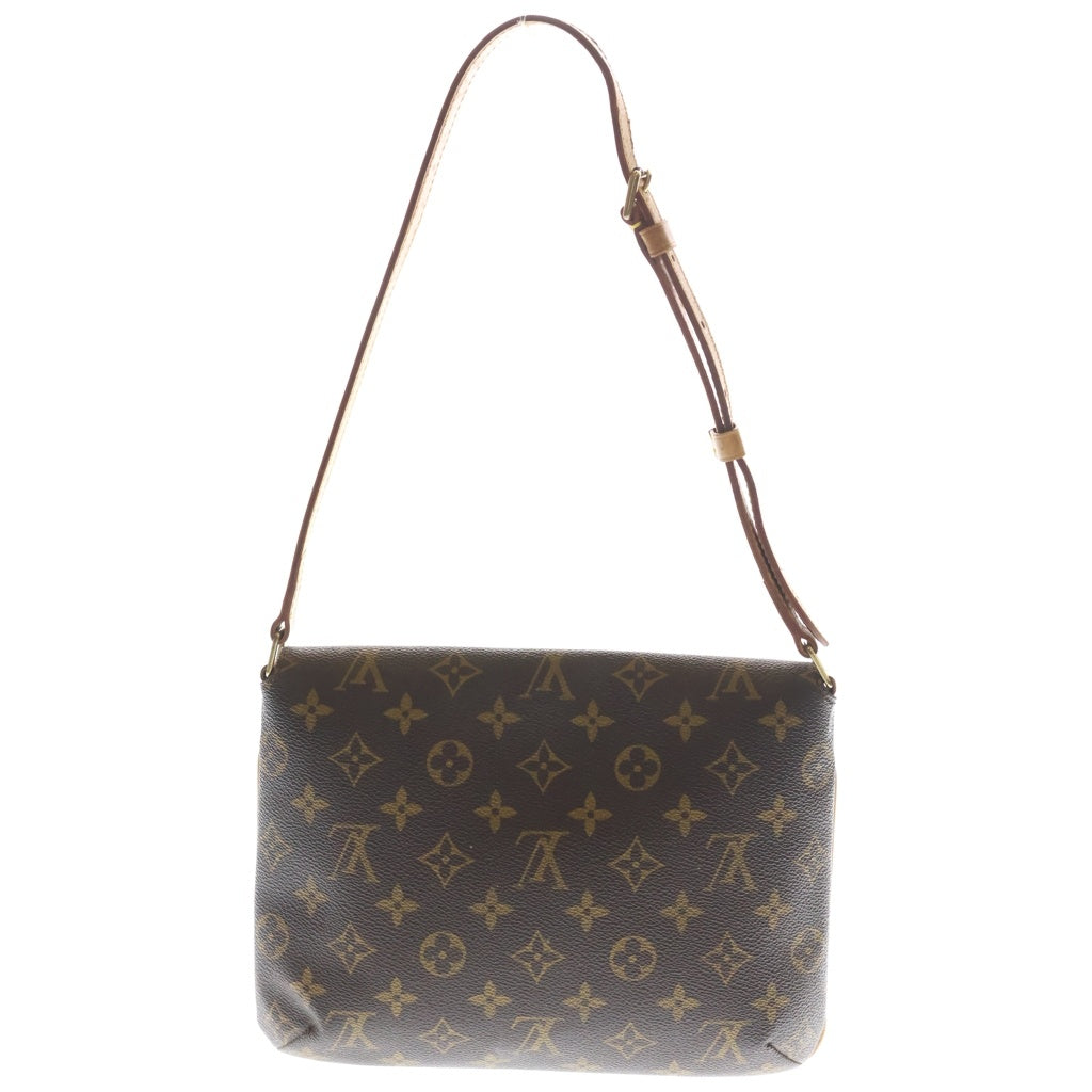 LOUIS VUITTON(ルイヴィトン) モノグラム ミュゼットタンゴ PVC レザー ショルダーバッグ ブラウン M51257 レディース