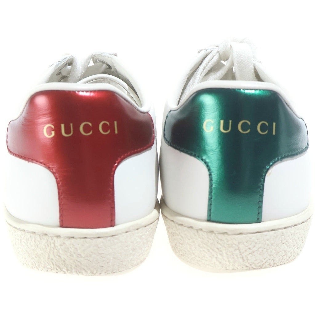 GUCCI(グッチ) GGアップル ワッペン ローカットスニーカー ホワイト 611377 レディース