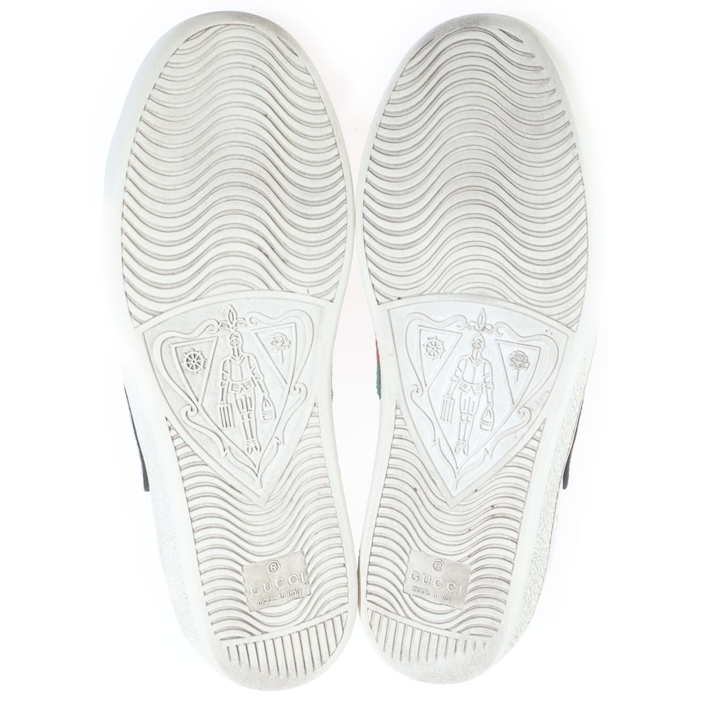 GUCCI(グッチ) GGアップル ワッペン ローカットスニーカー ホワイト 611377 レディース