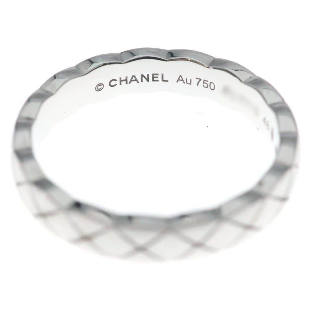 CHANEL(シャネル) ココクラッシュ ミニ リング ホワイトゴールド K18WG #48 J11793 レディース