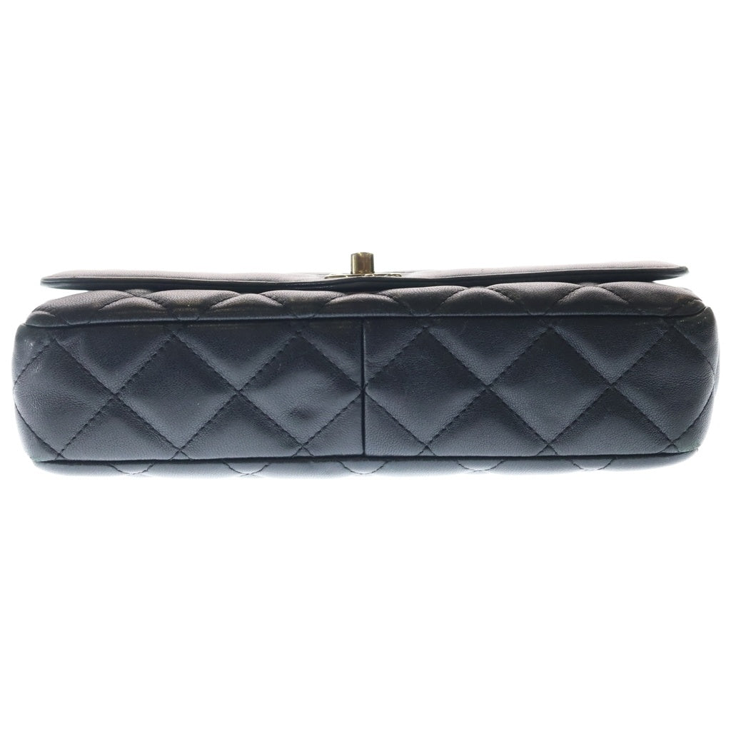 CHANEL(シャネル) シャネル25 SフラップSチェーン ショルダーバッグ ブラック ラムスキン AS5049 ゴールド金具 レディース