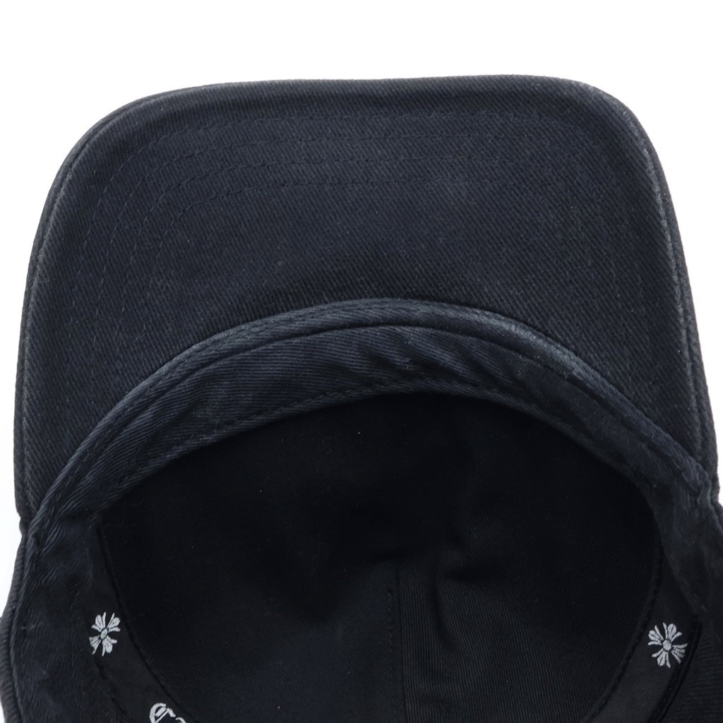 CHROME HEARTS(クロムハーツ) CHクロス デニムベースボールキャップ 帽子 ブラック