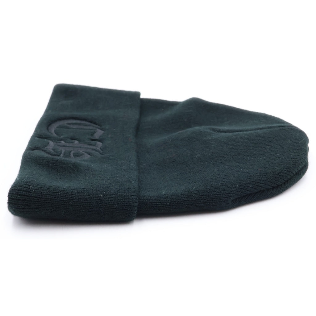 CHROME HEARTS(クロムハーツ) WATCH CAP CHロゴ 刺繍 ワッチキャップ ニット 帽子 ビーニー ブラック