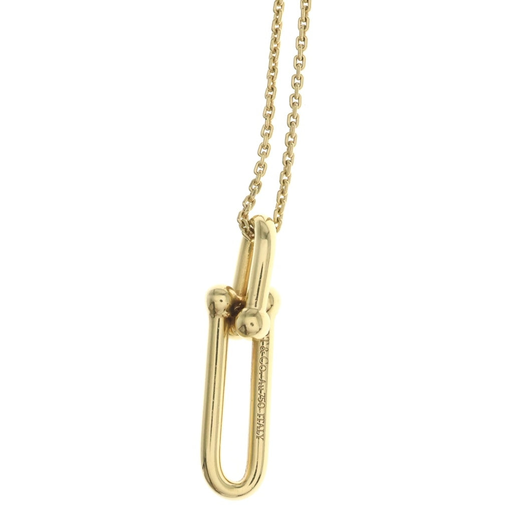 TIFFANY & Co.(ティファニー) ハードウェアリンク ネックレス イエローゴールド K18YG レディース