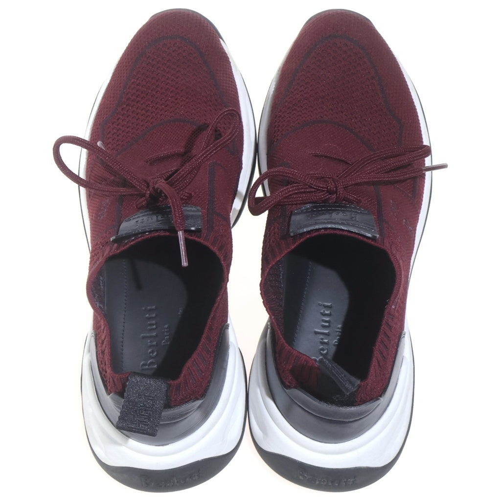 Berluti(ベルルッティ) シャドウ メッシュスニーカー ボルドー レッド