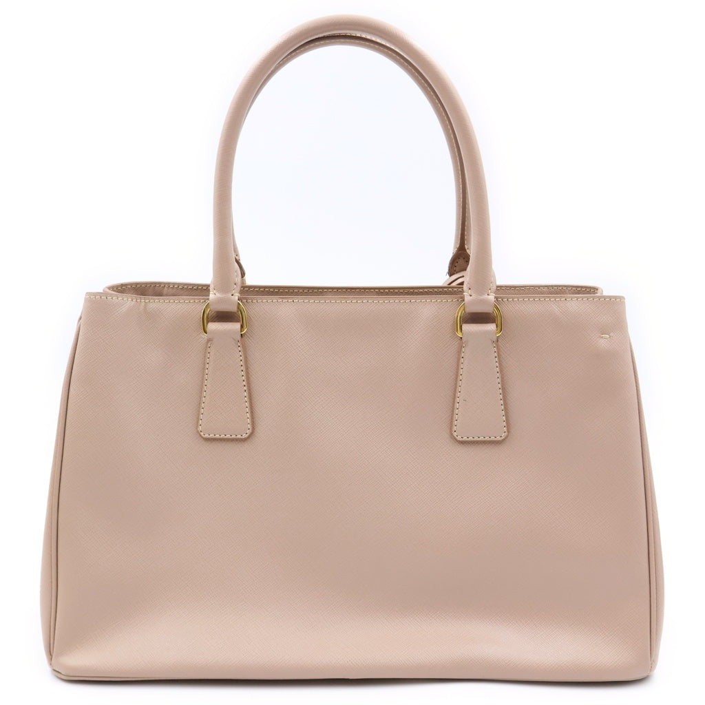 PRADA(プラダ) ガレリア 2WAYハンドバッグ ショルダーバッグ ピンクベージュ サフィアーノレザー BN1874 ゴールド金具 レディース