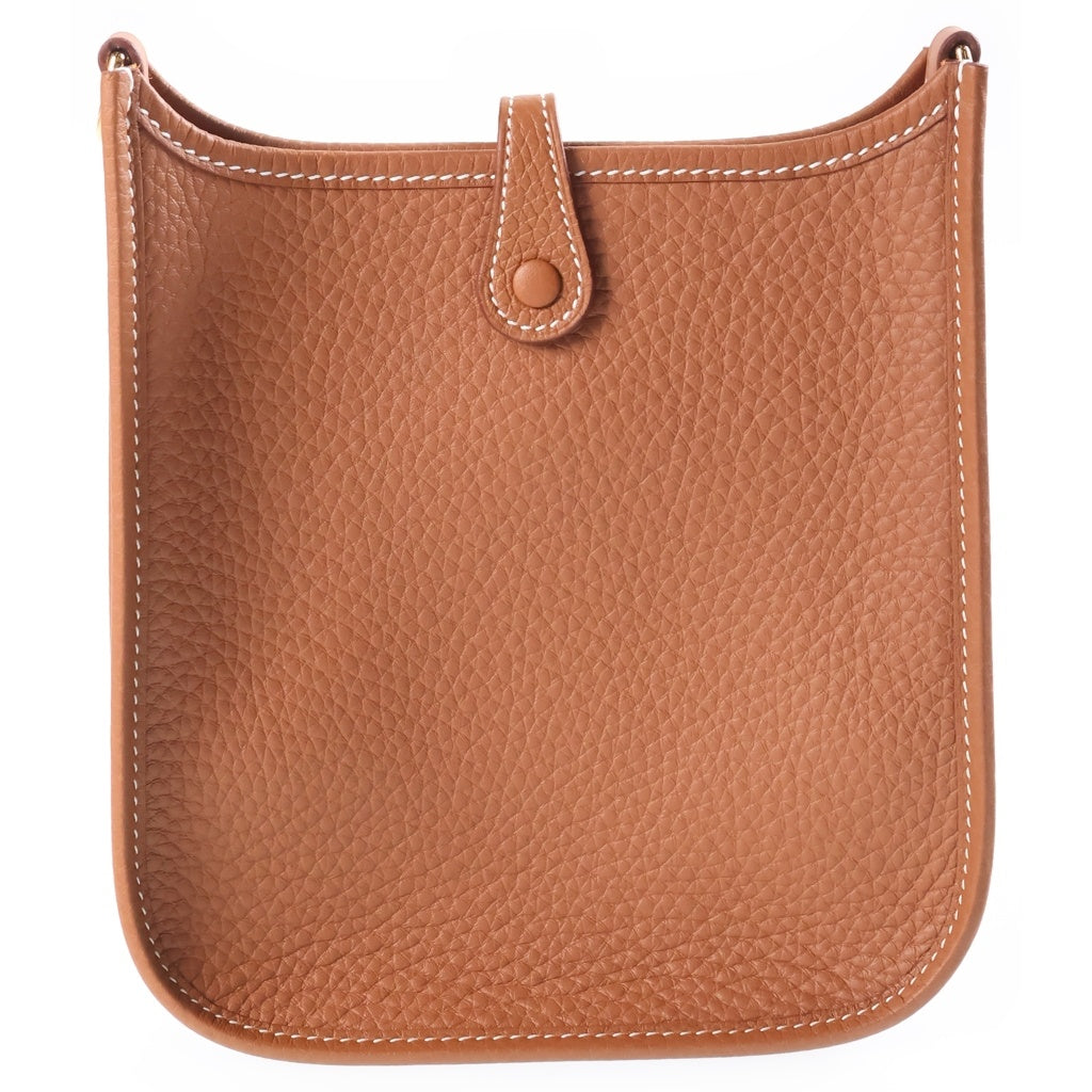 HERMES(エルメス) エヴリンTPM ショルダーバッグ ゴールド トリヨン K刻印 ゴールド金具 レディース