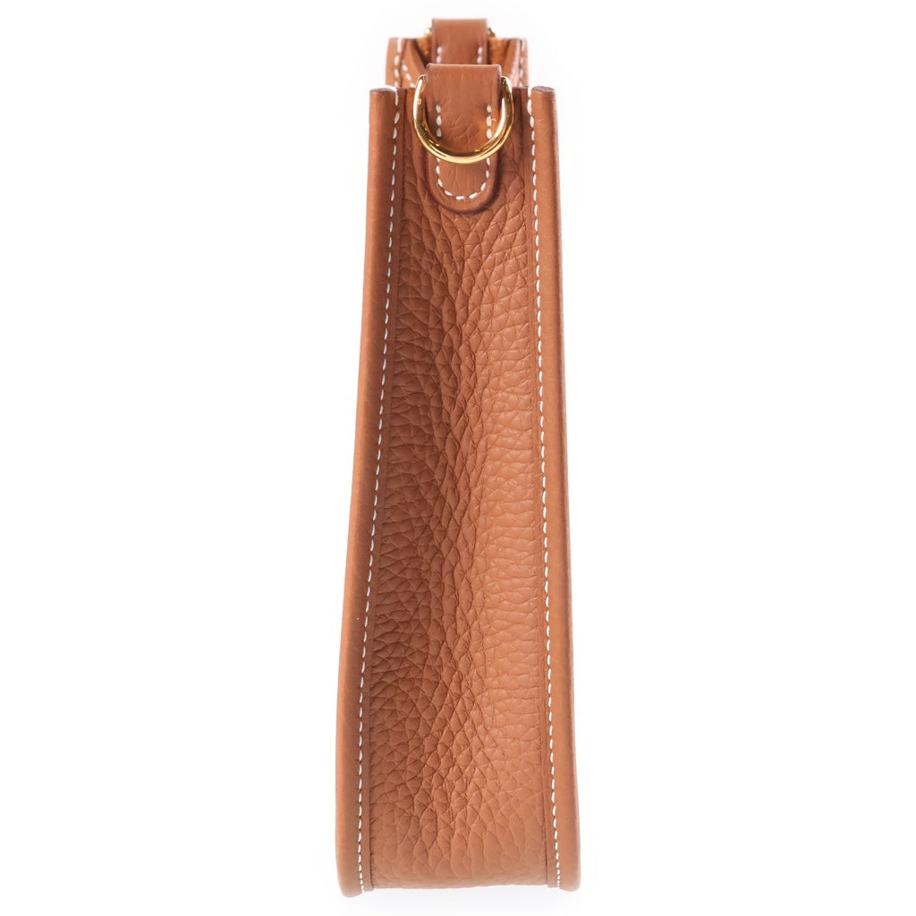 HERMES(エルメス) エヴリンTPM ショルダーバッグ ゴールド トリヨン K刻印 ゴールド金具 レディース