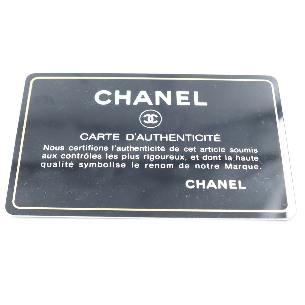 CHANEL(シャネル) パリビアリッツ トートバッグ ハンドバッグ ブラック レザー×メッシュ W40 シルバー金具 レディース