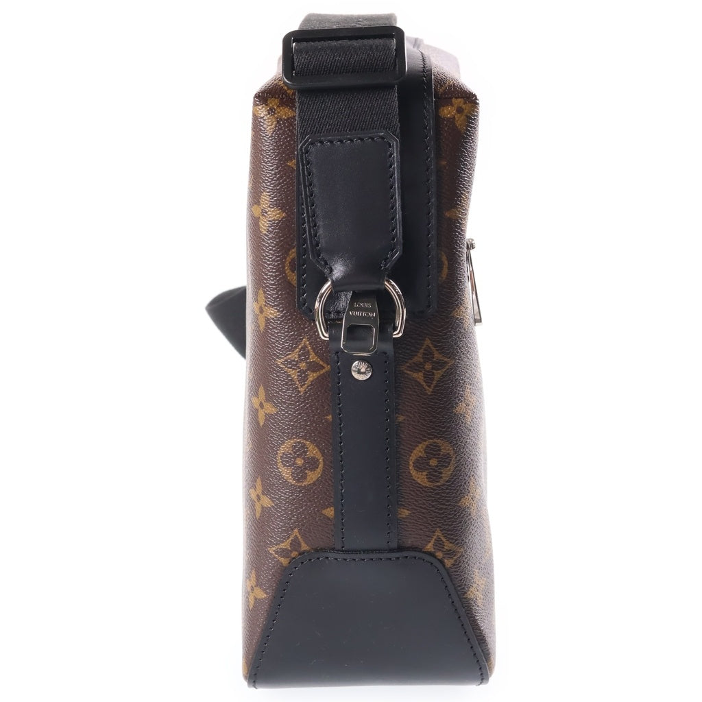 LOUIS VUITTON(ルイヴィトン) モノグラムマカサー トーレスPM ショルダーバッグ ブラウン×ブラック レザー×PVC M40635 シルバー金具 レディース