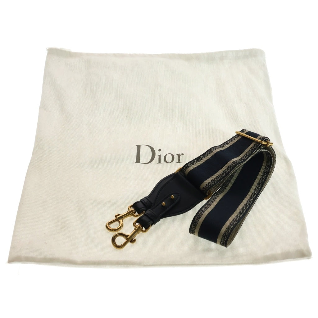 Christian Dior(クリスチャンディオール) Lady Dior レディディオール ミディアム ハンド ショルダーバッグ ラタン オブリーク ベージュ/ネイビー M0565CMVO_M808 レディース
