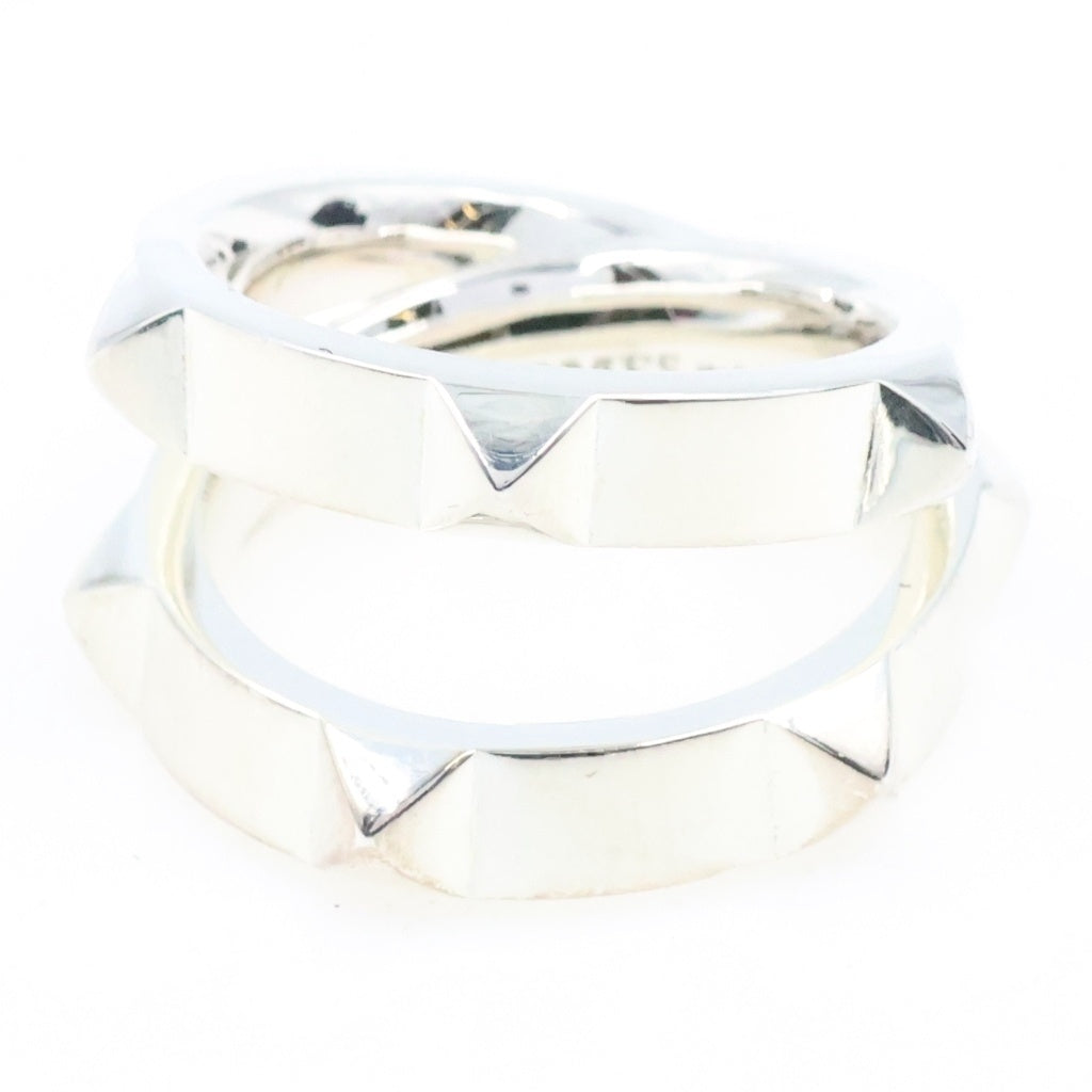 HERMES(エルメス) クルードゥH ダブルリング シルバー SV925 25AG149498 レディース