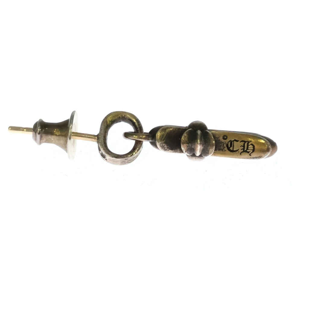 CHROME HEARTS(クロムハーツ) BBY F PPRCHN ベイビーファットクロス ドロップピアス シルバー BCA090