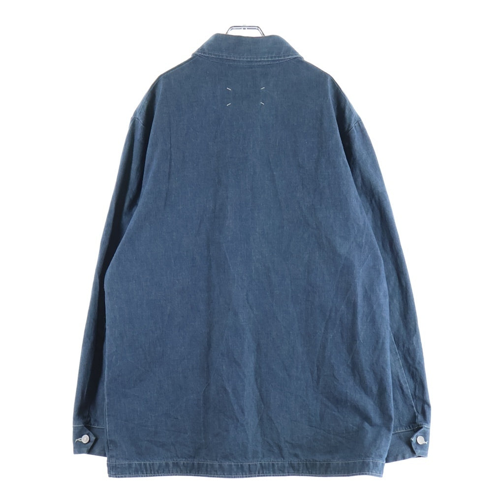 Maison Margiela(メゾンマルジェラ) 21AW ウォッシュド デニム カバーオール ジャケット インディゴ S50AM0539 S30774