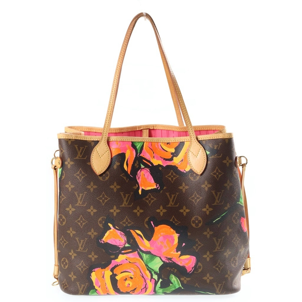 LOUIS VUITTON(ルイヴィトン) モノグラム ローズ ネヴァーフルMM ハンドバッグ トートバッグ ブラウン PVC×レザー M48613 レディース