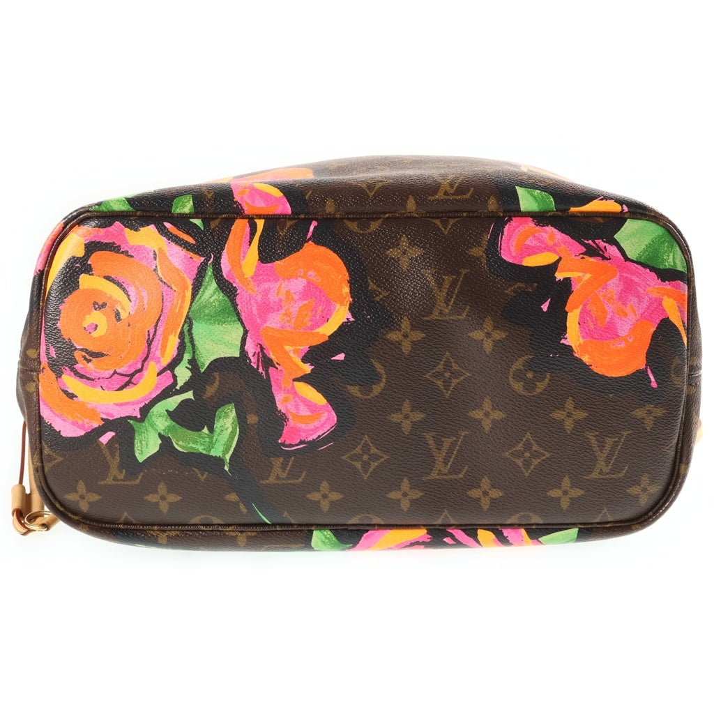 LOUIS VUITTON(ルイヴィトン) モノグラム ローズ ネヴァーフルMM ハンドバッグ トートバッグ ブラウン PVC×レザー M48613 レディース