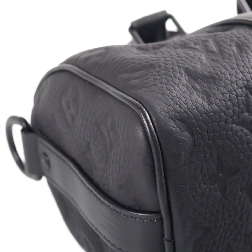 LOUIS VUITTON(ルイヴィトン) モノグラム トリヨン キーポル・バンドリエール 25 ハンドバッグ ショルダーバッグ ミニボストン 2WAY ブラック M20900 レディース