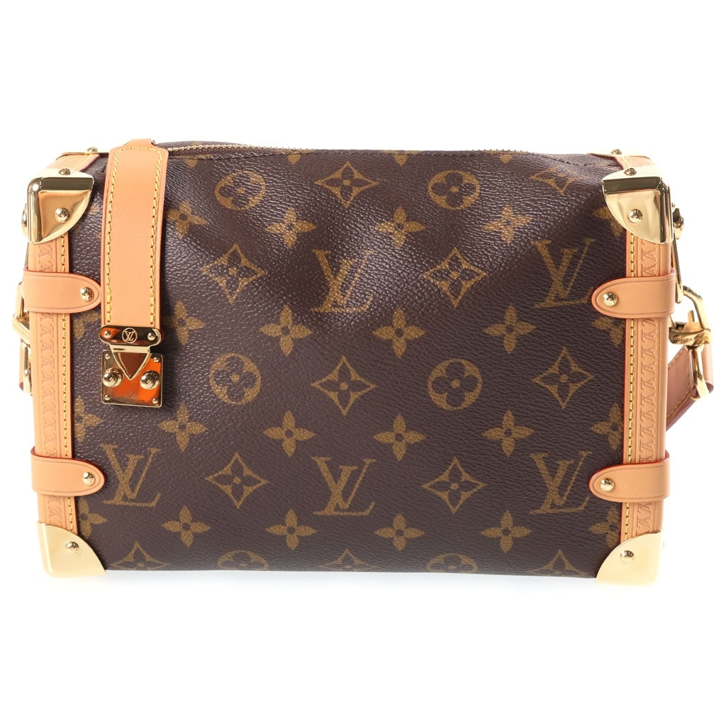 LOUIS VUITTON(ルイヴィトン) モノグラム サイドトランクMM 2WAY ショルダーバッグ ハンドバッグ ブラウン PVC×レザー M46815 レディース