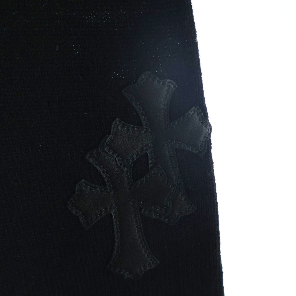 CHROME HEARTS(クロムハーツ) CHパッチ パーカー 長袖ニット ブラック カシミヤ