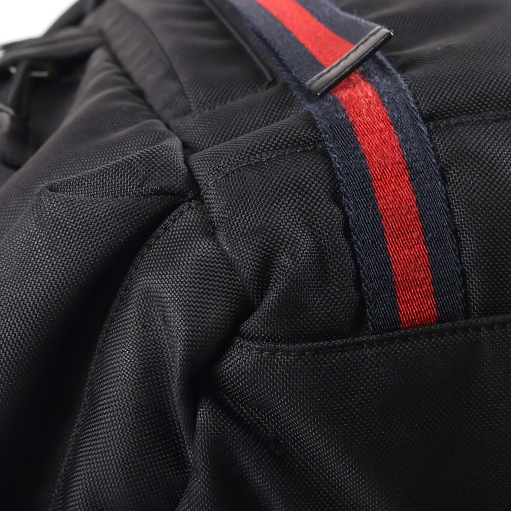 GUCCI(グッチ) タイガーモチーフ ナイロン バックパック リュックサック ブラック 429037 ゴールド金具