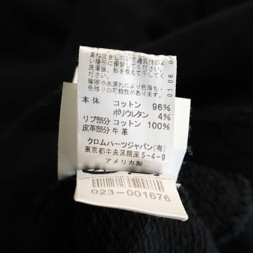 CHROME HEARTS(クロムハーツ) Y Not Crewneck SWEAT ワイノット クロスパッチ クルーネック プルオーバー スウェットトレーナー ブラック