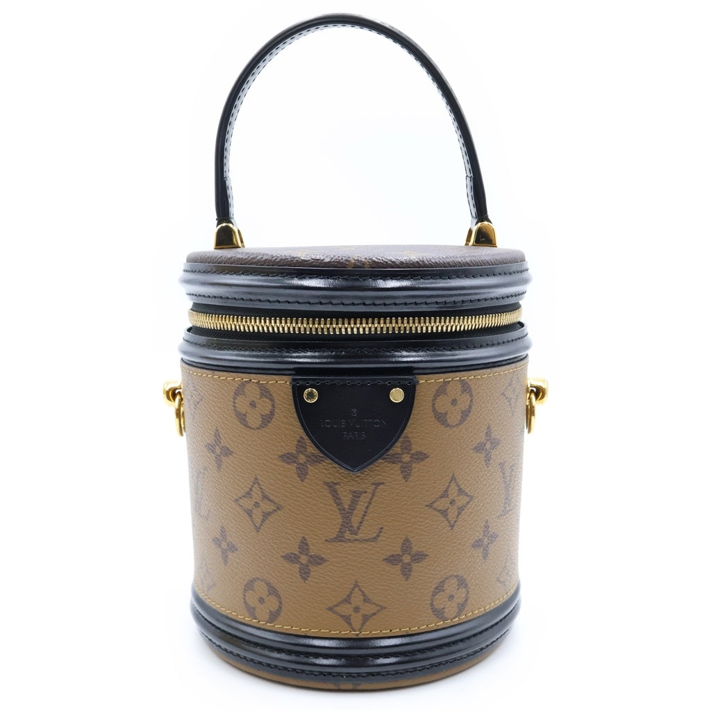 LOUIS VUITTON(ルイヴィトン) モノグラム リバース カンヌ ハンドバッグ ショルダーバッグ 2WAY ブラウン PVC×レザー M43986 レディース