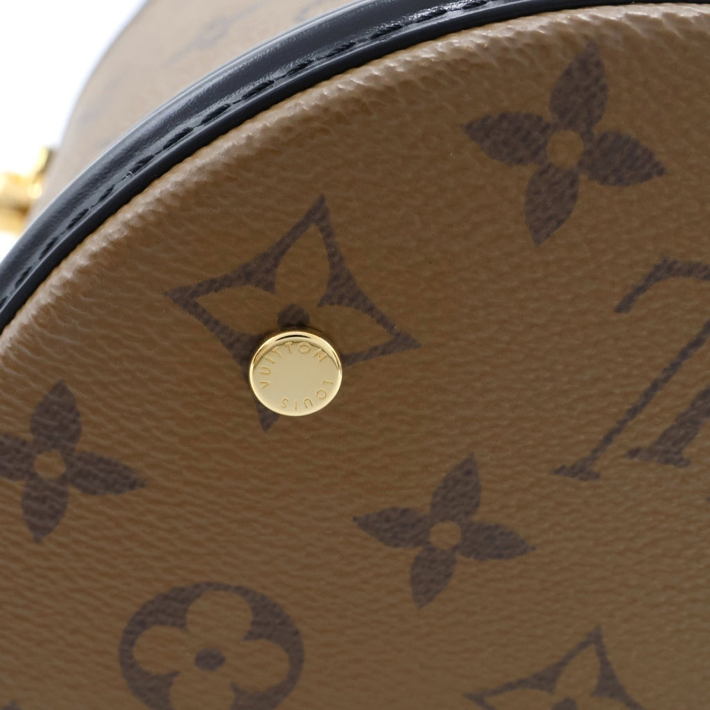 LOUIS VUITTON(ルイヴィトン) モノグラム リバース カンヌ ハンドバッグ ショルダーバッグ 2WAY ブラウン PVC×レザー M43986 レディース