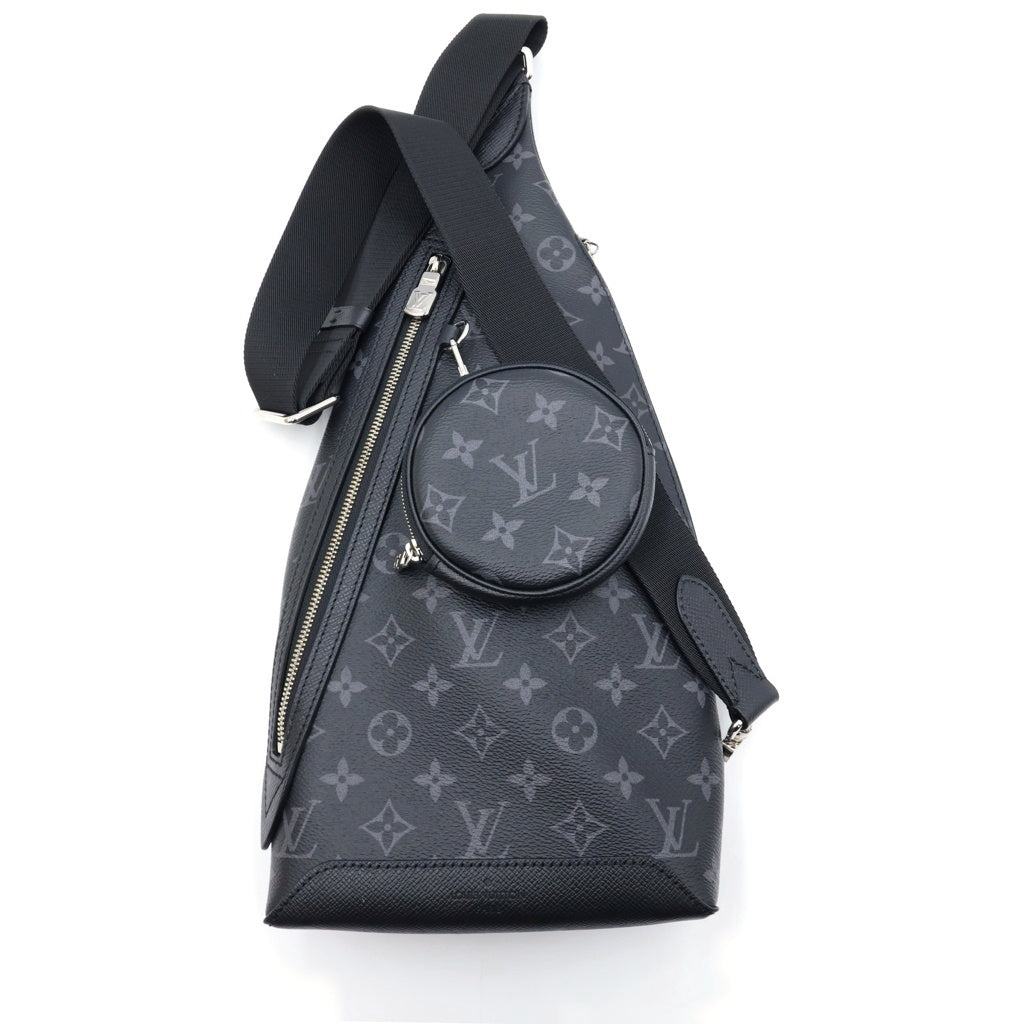 LOUIS VUITTON(ルイヴィトン) モノグラムエクリプス デュオ・スリングバッグ ショルダーバッグ ボディバッグ ブラック M30936 レディース
