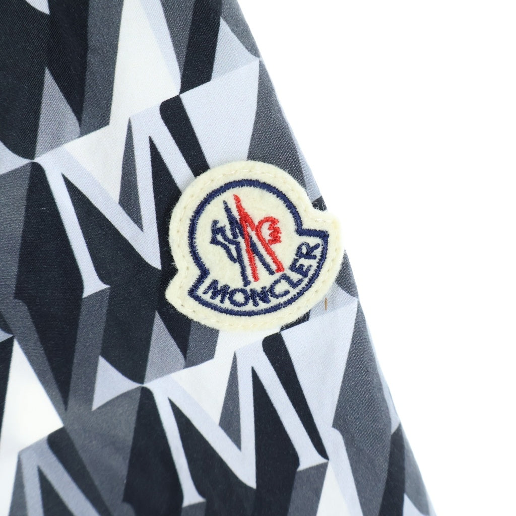 MONCLER(モンクレール) 総柄シャツ ブラウス 半袖 グレー コットン J10912F00004 597MZ