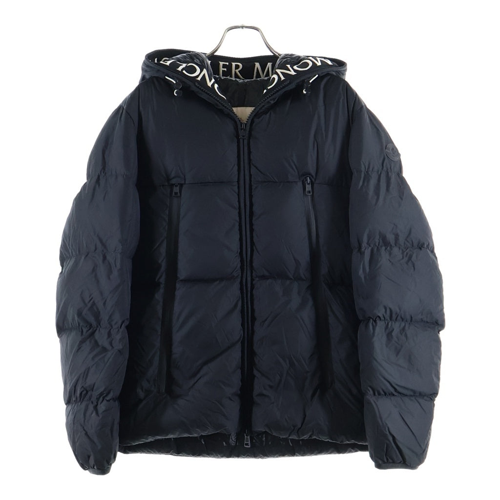 MONCLER(モンクレール) MONTCLA モンクラー ロゴフーディジップアップダウンジャケット ブルゾン ブラック E20914194385