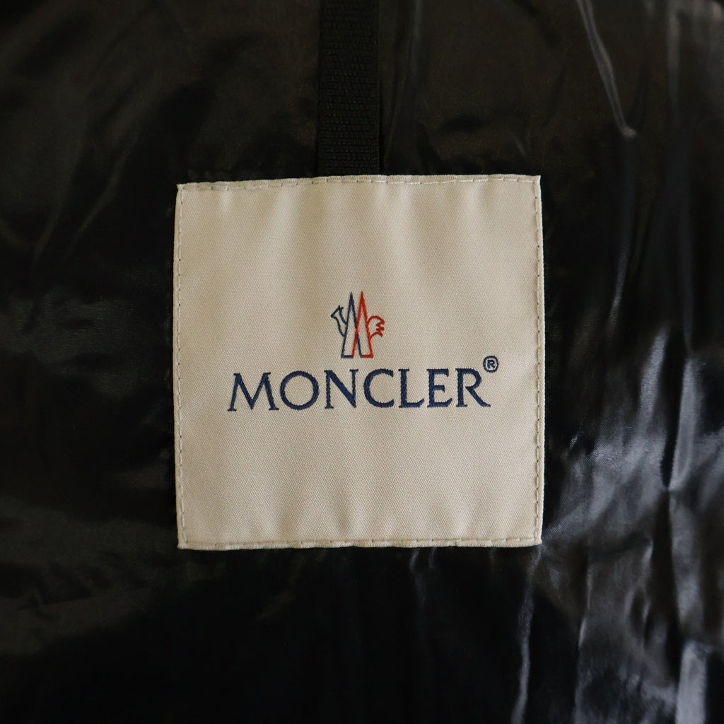 MONCLER(モンクレール) MONTCLA モンクラー ロゴフーディジップアップダウンジャケット ブルゾン ブラック E20914194385