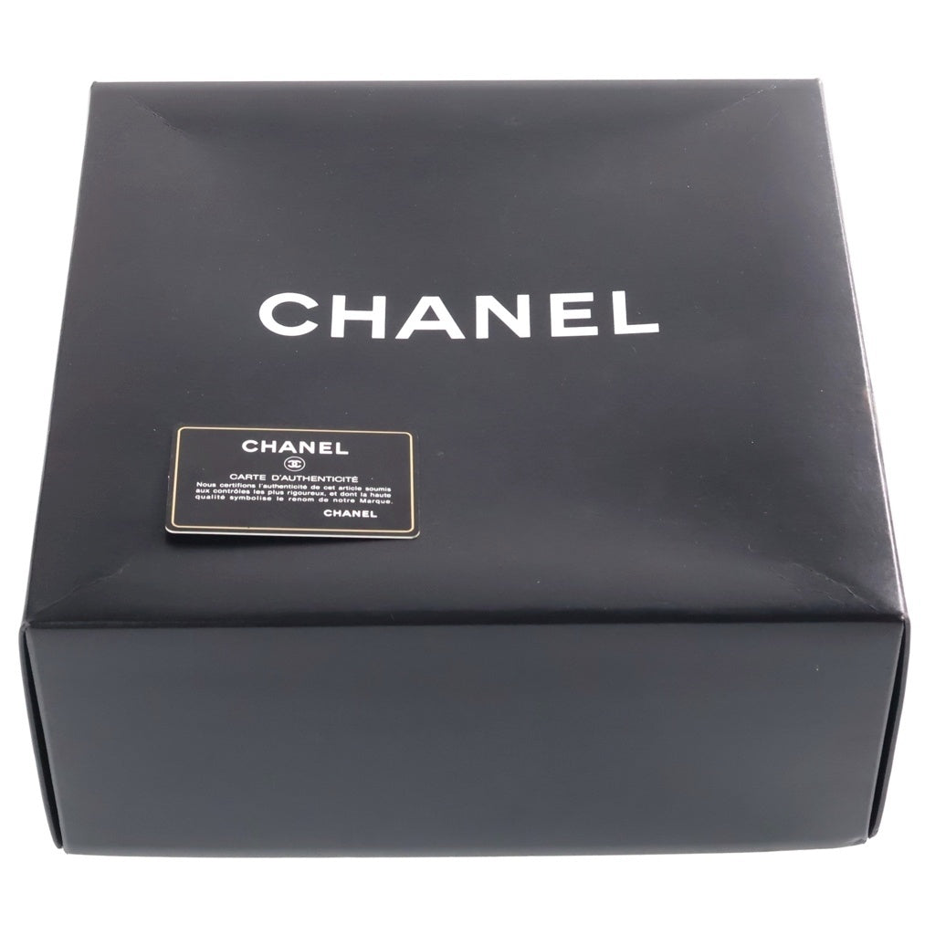 CHANEL(シャネル) ココマーク キャリバー アコーディオン チェーンショルダーバッグ ハンドバッグ ブラック キャビアスキン シルバー金具 レディース