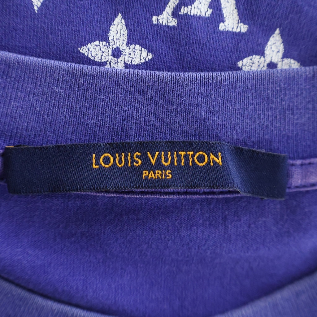 LOUIS VUITTON(ルイヴィトン) モノグラム グラディエント Tシャツ パープル コットン RM222Q NPG HKY 46W