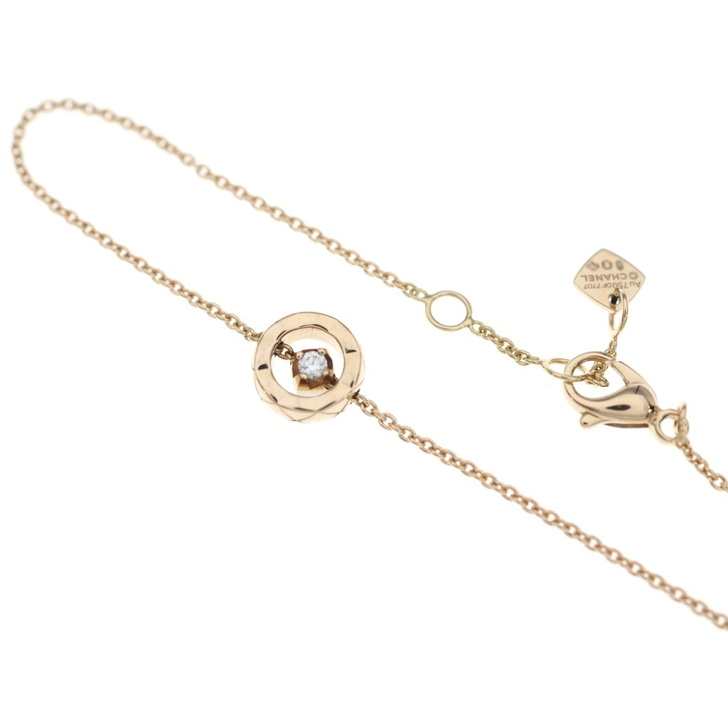 CHANEL(シャネル) ココクラッシュ 1PD ダイヤ ブレスレット ピンクゴールド Au750PG J12368 レディース