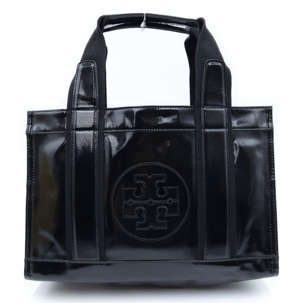 TORY BURCH(トリー バーチ) ロゴトートバッグ ハンドバッグ ブラック パテント