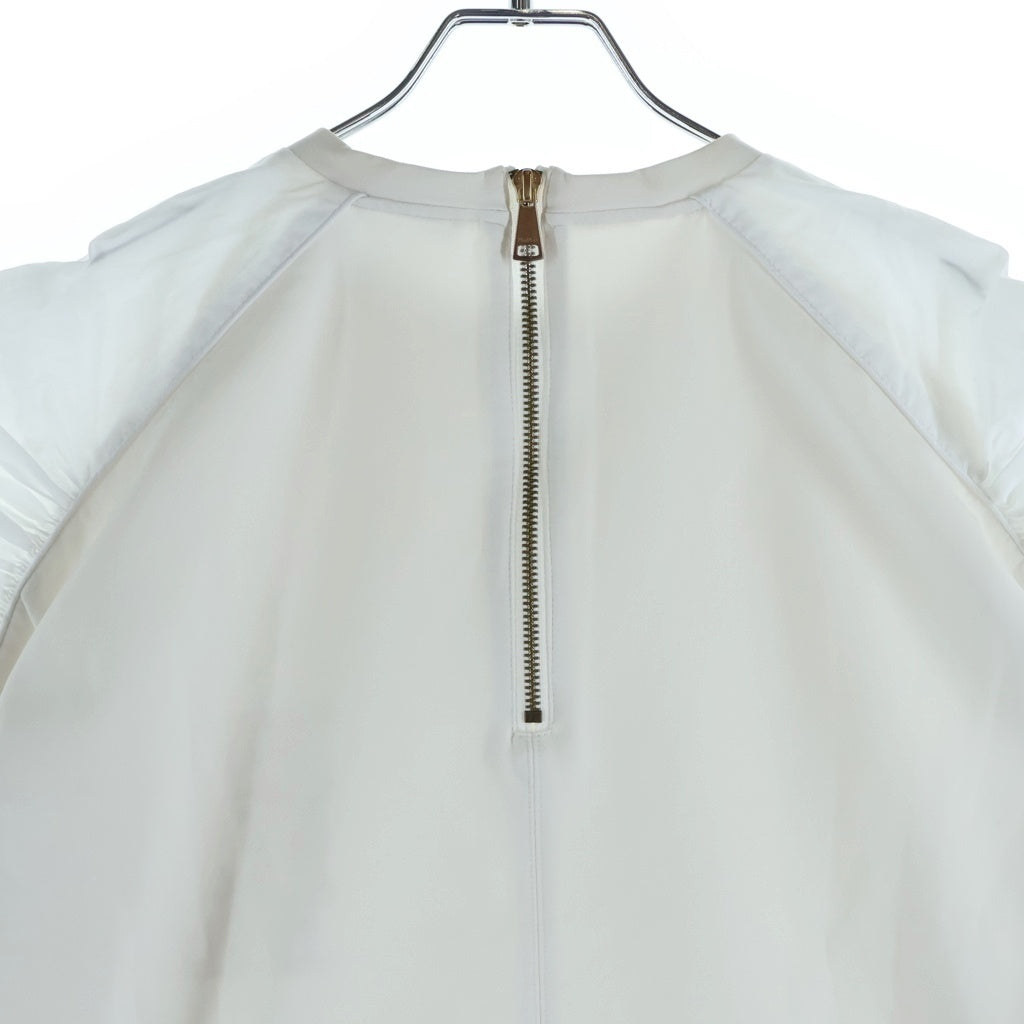 Max Mara(マックスマーラ) MANTIDE マンティデ テクニカル ジャージーTシャツ カットソー ホワイト 2511941022 6 50 レディース